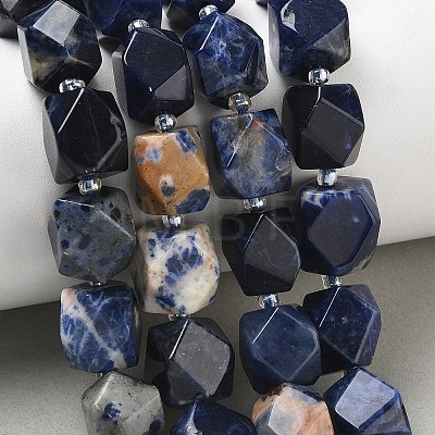 Natural Sodalite Beads Strands GG-CBAF8A8-A03-01-1
