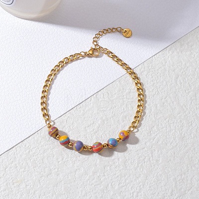 Handmade beaded pearl bracelet BN7202-8-1