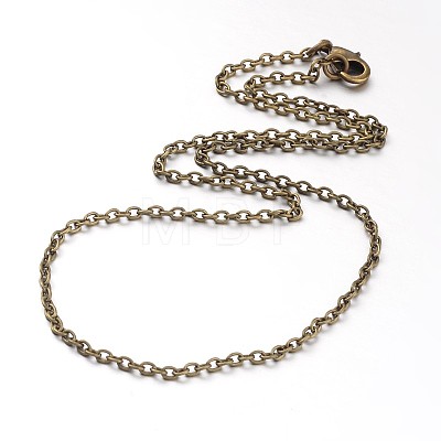 Iron Cable Chain Necklace Making NJEW-JN01385-02-1