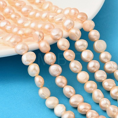 Natural Cultured Freshwater Pearl Beads Strands PEAR-P064-19J-01A-1