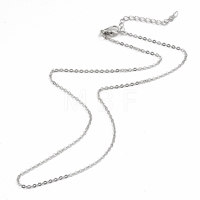 Iron Cable Chain Necklace Making MAK-I019-01A-P-1