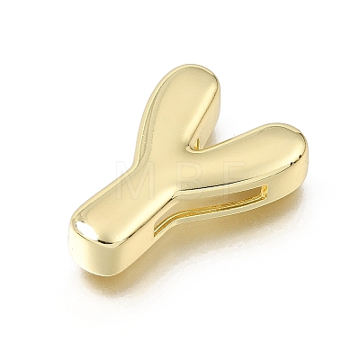 Brass Slide Charms KK-Z163-01G-Y-1