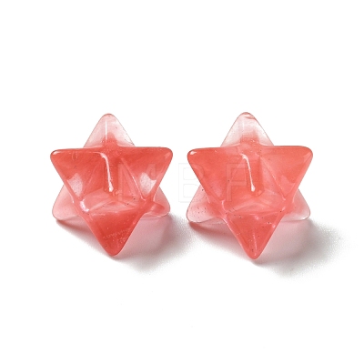 Cherry Quartz Glass Beads G-A206-01B-04-1