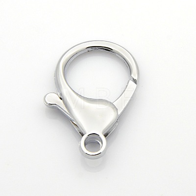 Zinc Alloy Large Lobster Claw Clasps PALLOY-O040-01-1