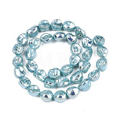 ABS Plastic Imitation Pearl Beads Strands KY-N015-15-A03-1