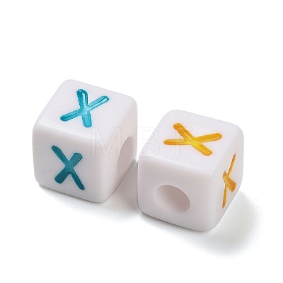 Opaque Acrylic Beads OACR-I022-01X-1