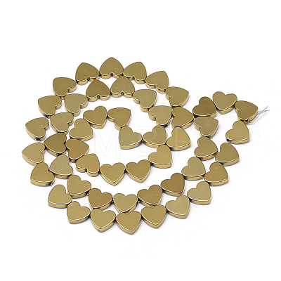 Electroplate Non-magnetic Synthetic Hematite Beads Strands G-T057-12F-1