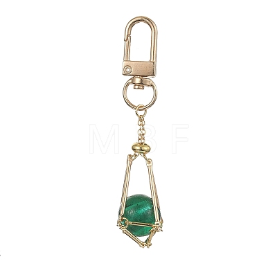 Brass Pouch Empty Stone Holder for Keychain KEYC-TA00025-01-1