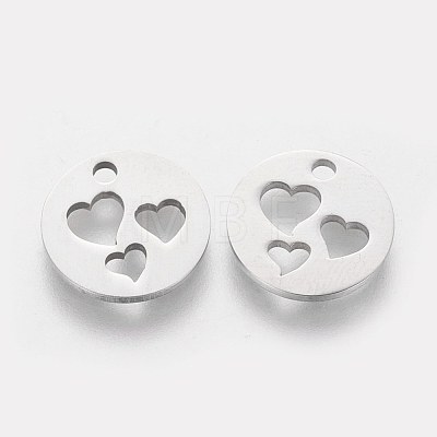 201 Stainless Steel Charms STAS-Q201-T151-1