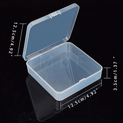 Polypropylene(PP) Plastic Boxes CON-WH0068-43B-1