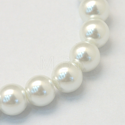 Baking Painted Glass Pearl Bead Strands X-HY-Q003-3mm-01-1