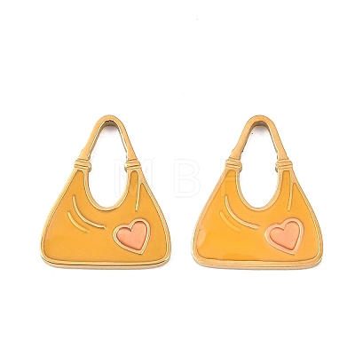304 Stainless Steel Enamel Pendants STAS-A136-01G-02-1