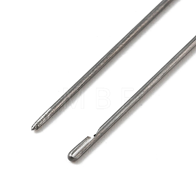 Steel Beading Needles with Hook for Bead Spinner TOOL-C009-01B-06-1