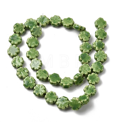 Handmade Porcelain Beads Strands PORC-K010-05B-1