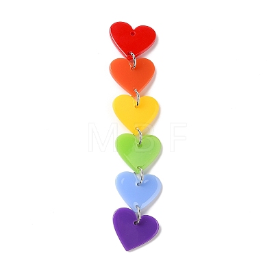 Acrylic Big Pendants LS-SACR-E010-08P-1