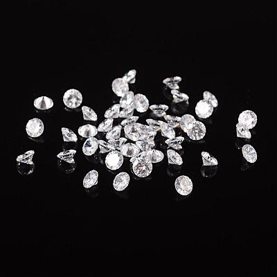 Clear Grade A Diamond Shaped Cubic Zirconia Cabochons X-ZIRC-M002-4mm-007-1
