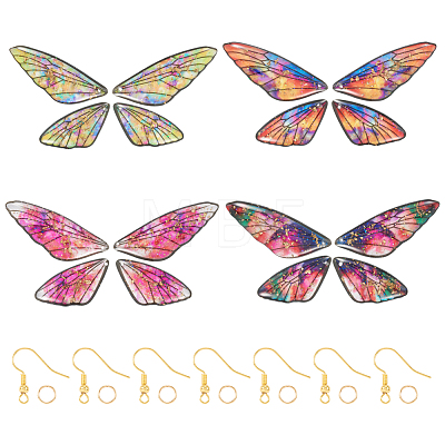 DIY Butterfly Earring Making Kit DIY-TA0005-06-1