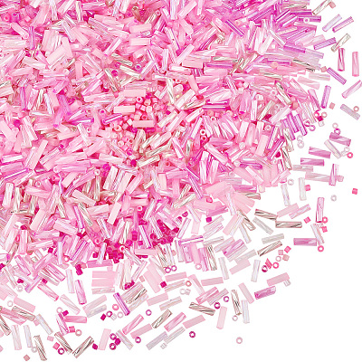 1500Pcs 5 Colors 12/0 Round Glass Seed Beads SEED-PH0001-73E-1