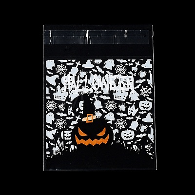 Halloween Theme Plastic Bakeware Bag OPP-Q004-01H-1