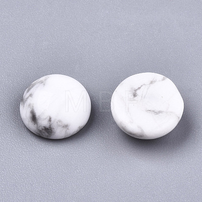 Natural Howlite Cabochons G-N326-59I-1
