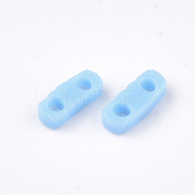 2-Hole Opaque Glass Seed Beads SEED-S023-04E-1