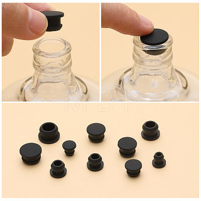 32Pcs 4 Style Silicone Bottle Seal Plug AJEW-GF0008-10C-01-1