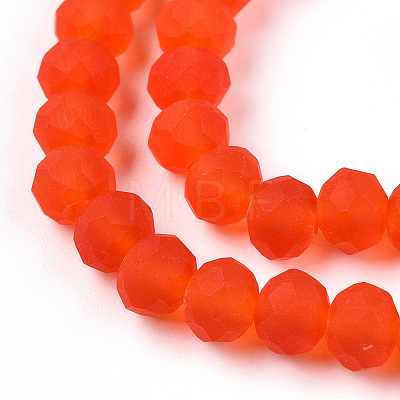 Transparent Glass Beads Strands X-EGLA-A034-T6mm-MD03-1
