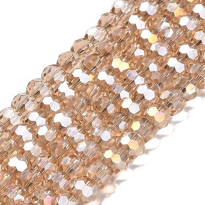 Transparent Glass Beads EGLA-A035-T6mm-B22-1