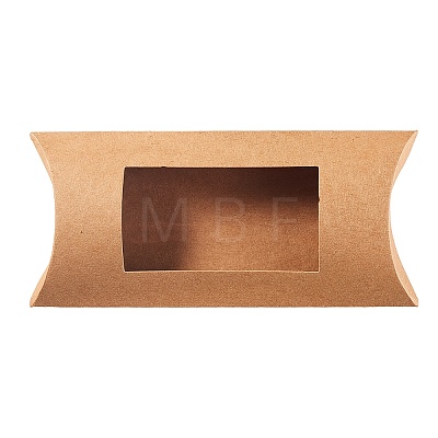 Kraft Paper Pillow Candy Box CON-CJ0001-11B-1