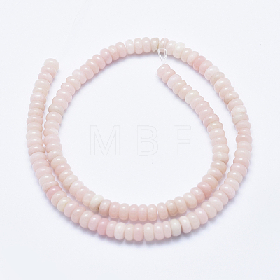 Natural Pink Opal Beads Strands G-E444-29-6mm-1