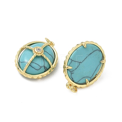 Synthetic Turquoise Pendants GG-CBAB1AA-01B-G01-1