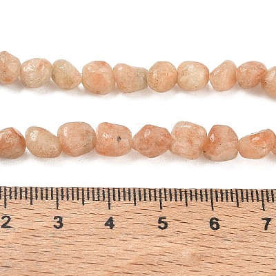 Natural Sunstone Beads Strands GG-CBA9392-25-1