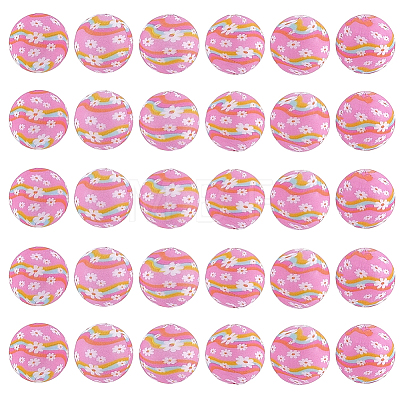 30Pcs Silicone Beads SIL-SC0003-22-1