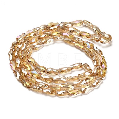 Electroplate Glass Beads Strands EGLA-P066-01A-AB04-1