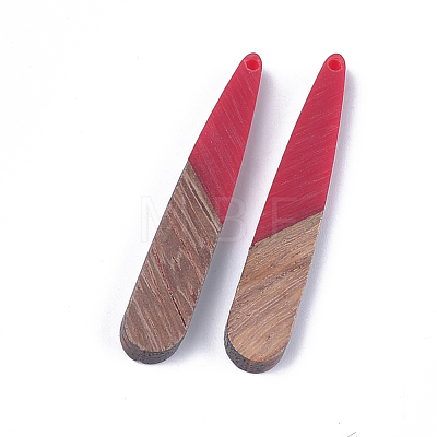 Resin & Wood Pendants X-RESI-S358-40H-1
