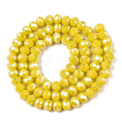 Electroplate Glass Beads Strands LS-EGLA-A044-P6mm-B04-1