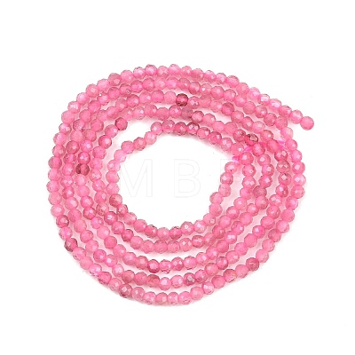 Natural Pink Tourmaline Beads Strands G-RM250101-A4-1
