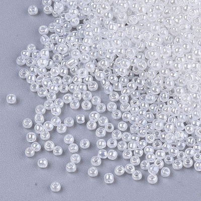 12/0 Imitation Jade Glass Seed Beads SEED-S035-01A-01-1