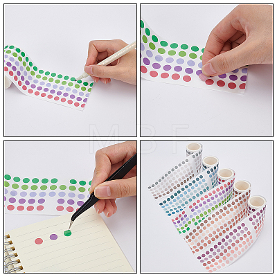 CRASPIRE Japanese Paper Self Adhesive Sticker DIY-CP0002-66-1