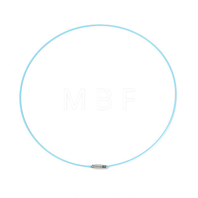 Stainless Steel Wire Necklace Cord DIY Jewelry Making X-TWIR-R003-14-1