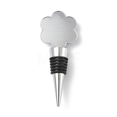 Alloy with Epoxy Wine Bottle Stoppers Cabochon Settings AJEW-G007-01A-1