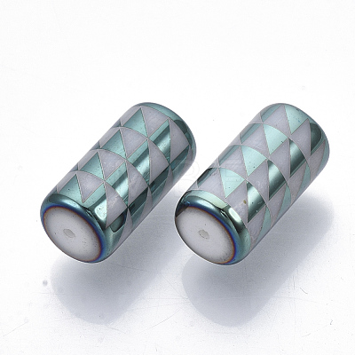 Electroplate Glass Beads EGLA-N003-05C-1