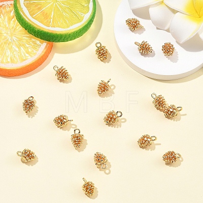 10Pcs Brass Charms KK-YW0004-46-1
