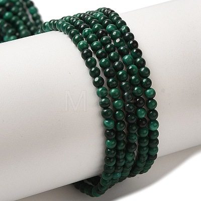 Natural Malachite Beads Strands G-B090-A06-01-1