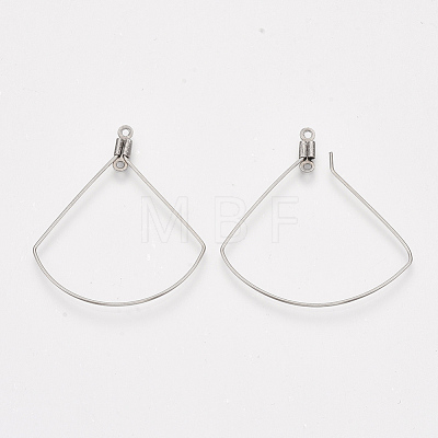 304 Stainless Steel Wire Pendants X-STAS-S103-11-1