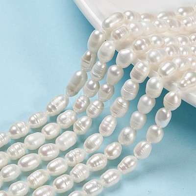 Natural Cultured Freshwater Pearl Beads Strands X-PEAR-N012-05G-1