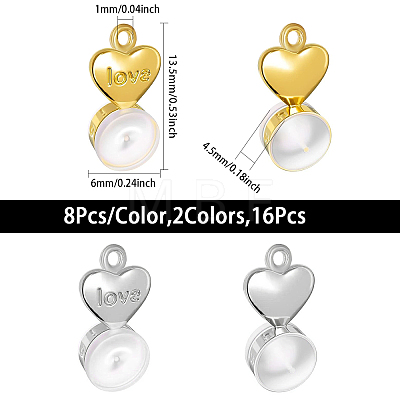 16Pcs 2 Colors Silicone Ear Nuts KK-CA0002-50-1