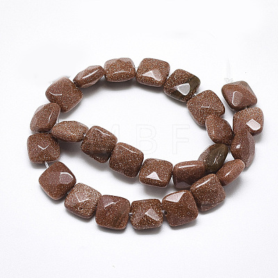 Synthetic Goldstone Beads Strands G-S357-D01-18-1