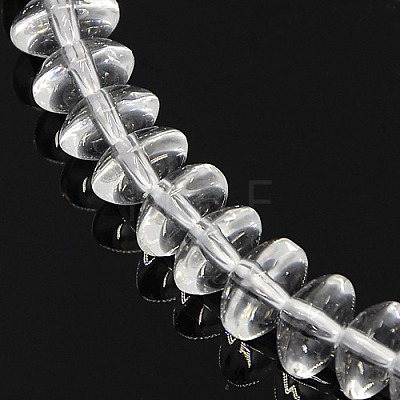 Synthetic Quartz Crystal Beads Strands X-G-F089-A-01-1