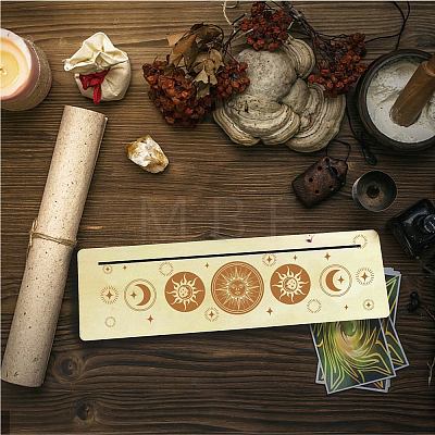 Natural Wood Card Stand for Tarot DJEW-WH0034-02I-1